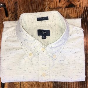 J. Crew Slim Fit Button Down Short Sleeve Medium